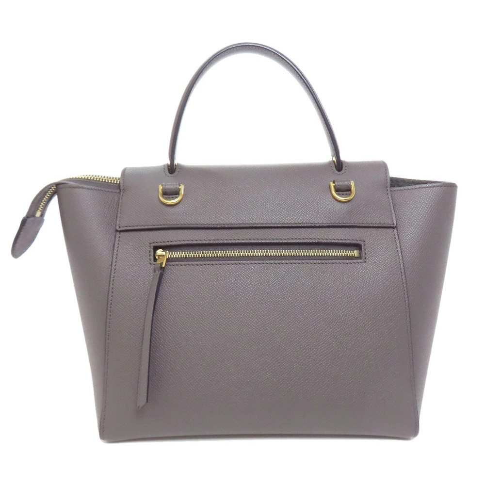 Celine Calfskin Belt Bag Handbag Black